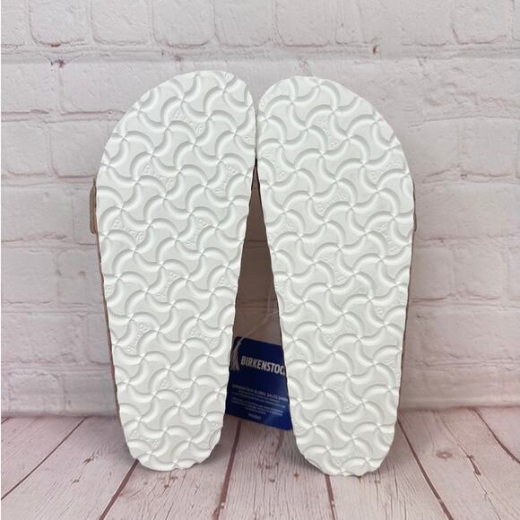 Birkenstock Arizona Gator Gleam Two Strap Copper Sandals Mens Sz 4/Women’s Sz 6 - Picture 9 of 9